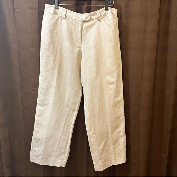 NWOT GEORGIO ARMANI Linen Cotton Pants size 46 - Picture 6 of 6
